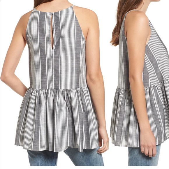 BP Halter Peplum Top - Picture 2 of 4